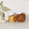 imageOXO Good Grips 30 Qt POP Medium Cookie Jar  Airtight Food Storage  for Snacks and More White and ClearMedium Jar  3 Qt