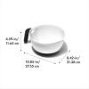 imageOXO Good Grips 4Qt Batter Mixing Bow with Lid White2QT