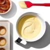 imageOXO Good Grips 4Qt Batter Mixing Bow with Lid White2QT