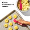 imageOXO Good Grips Medium Silicone Cookie Scoop ampamp Small Spatula Set