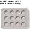 imageOXO Good Grips NonStick Pro Ceramic Coated Metal Bakeware 1Lb Loaf Pan  BiscuitBiscuit