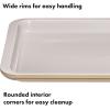 imageOXO Good Grips NonStick Pro Ceramic Coated Metal Bakeware 1Lb Loaf Pan  BiscuitBiscuit