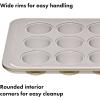 imageOXO Good Grips NonStick Pro Ceramic Coated Metal Bakeware 1Lb Loaf Pan  BiscuitBiscuit