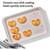 imageOXO Good Grips NonStick Pro Ceramic Coated Metal Bakeware 1Lb Loaf Pan  BiscuitBiscuit