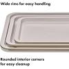 imageOXO Good Grips NonStick Pro Ceramic Coated Metal Bakeware 1Lb Loaf Pan  BiscuitBiscuit