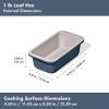 imageOXO Good Grips NonStick Pro Ceramic Coated Metal Bakeware 1Lb Loaf Pan  BiscuitStorm Blue