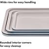 imageOXO Good Grips NonStick Pro Ceramic Coated Metal Bakeware 1Lb Loaf Pan  BiscuitStorm Blue