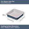 imageOXO Good Grips NonStick Pro Ceramic Coated Metal Bakeware 1Lb Loaf Pan  BiscuitStorm Blue