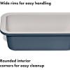 imageOXO Good Grips NonStick Pro Ceramic Coated Metal Bakeware 1Lb Loaf Pan  BiscuitStorm Blue