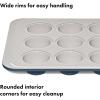 imageOXO Good Grips NonStick Pro Ceramic Coated Metal Bakeware 1Lb Loaf Pan  BiscuitStorm Blue