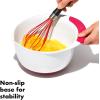 imageOXO Plastic Good Grips 3Piece Mixing Bowl Set with RedGreenBlue HandlesBlueberryJamSeltzer