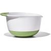 imageOXO Plastic Good Grips 3Piece Mixing Bowl Set with RedGreenBlue HandlesRedGreenBlue