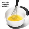 imageOXO Plastic Good Grips 3Piece Mixing Bowl Set with RedGreenBlue HandlesWhiteBlack