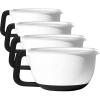 imageOXO Good Grips 4Qt Batter Mixing Bow with Lid White4QT Pack of 4