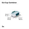 imageOXO GG PREP AND GO 33 CUP CONTAINER06 Cup Containers  2 Pack