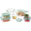 imageOXO Good Grips 4 Ounce Smart Seal Glass Rectangle Airtight Food Storage Container4 Oz