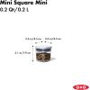 imageOXO Good Grips 4Piece Mini POP Container SetContainer Set