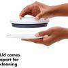 imageOXO Good Grips Pet POP Container  60 Qt57 L with Half Scoop Ideal for up to 65lbs of Dog Food or 45lbs of Cat Food Airtight Dog and Cat Food Storage Container BPA Free ClearPet POP 33 Qt