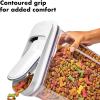 imageOXO Good Grips Pet POP Container  60 Qt57 L with Half Scoop Ideal for up to 65lbs of Dog Food or 45lbs of Cat Food Airtight Dog and Cat Food Storage Container BPA Free ClearPet POP 45 Qt