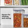 imageOXO Good Grips Pet POP Container  60 Qt57 L with Half Scoop Ideal for up to 65lbs of Dog Food or 45lbs of Cat Food Airtight Dog and Cat Food Storage Container BPA Free ClearPet POP 60 Qt Pack of 4