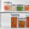 imageOXO Good Grips Pet POP Container  60 Qt57 L with Half Scoop Ideal for up to 65lbs of Dog Food or 45lbs of Cat Food Airtight Dog and Cat Food Storage Container BPA Free ClearPet POP 28 Qt Pack of 8