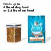 imageOXO Good Grips Pet POP Container  60 Qt57 L with Half Scoop Ideal for up to 65lbs of Dog Food or 45lbs of Cat Food Airtight Dog and Cat Food Storage Container BPA Free ClearPet POP 44 Qt
