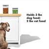 imageOXO Good Grips Pet POP Container  60 Qt57 L with Half Scoop Ideal for up to 65lbs of Dog Food or 45lbs of Cat Food Airtight Dog and Cat Food Storage Container BPA Free ClearPet POP 28 Qt