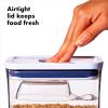 imageOXO Good Grips Pet POP Container  60 Qt57 L with Half Scoop Ideal for up to 65lbs of Dog Food or 45lbs of Cat Food Airtight Dog and Cat Food Storage Container BPA Free ClearPet POP 60 Qt Pack of 4