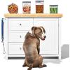 imageOXO Good Grips Pet POP Container  60 Qt57 L with Half Scoop Ideal for up to 65lbs of Dog Food or 45lbs of Cat Food Airtight Dog and Cat Food Storage Container BPA Free ClearPet POP 28 Qt Pack of 8
