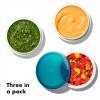 imageOXO Good Grips Prep ampamp Go Leakproof Condiment Containers  3 packContainers
