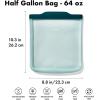 imageOXO Good Grips Silicone Reusable Bag  StandUp Snack 12 oz  LagoonLagoon