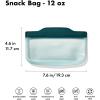 imageOXO Good Grips Silicone Reusable Bag  StandUp Snack 12 oz  LagoonLagoon