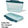 imageOXO Good Grips Silicone Reusable Bag  StandUp Snack 12 oz  LagoonLagoon