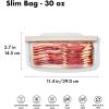 imageOXO Good Grips Silicone Reusable Bag  StandUp Snack 12 oz  LagoonOat