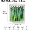 imageOXO Good Grips Silicone Reusable Bag  StandUp Snack 12 oz  LagoonOat