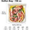 imageOXO Good Grips Silicone Reusable Bag  StandUp Snack 12 oz  LagoonOat