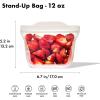 imageOXO Good Grips Silicone Reusable Bag  StandUp Snack 12 oz  LagoonOat