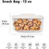 imageOXO Good Grips Silicone Reusable Bag  StandUp Snack 12 oz  LagoonOat