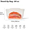 imageOXO Good Grips Silicone Reusable Bag  StandUp Snack 12 oz  LagoonOat