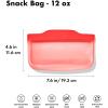 imageOXO Good Grips Silicone Reusable Bag  StandUp Snack 12 oz  LagoonWatermelon
