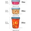 imageOXO Good Grips Twist ampamp Stack Container  32 oz  2 Pack12 Piece Set