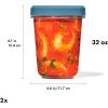 imageOXO Good Grips Twist ampamp Stack Container  32 oz  2 Pack32 oz