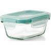 imageOXO Good Grips 4 Ounce Smart Seal Glass Rectangle Airtight Food Storage Container4 Oz