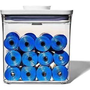 imageOXO Good Grips Pet POP Container  60 Qt57 L with Half Scoop Ideal for up to 65lbs of Dog Food or 45lbs of Cat Food Airtight Dog and Cat Food Storage Container BPA Free ClearPet POP 28 Qt Pack of 8