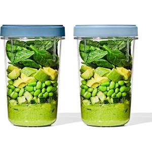 imageOXO Good Grips Twist ampamp Stack Container  32 oz  2 Pack40 oz