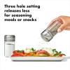 imageOXO Good Grips Glass Adjustable Salt ampamp Pepper Shaker Set 35 oz Each Clear