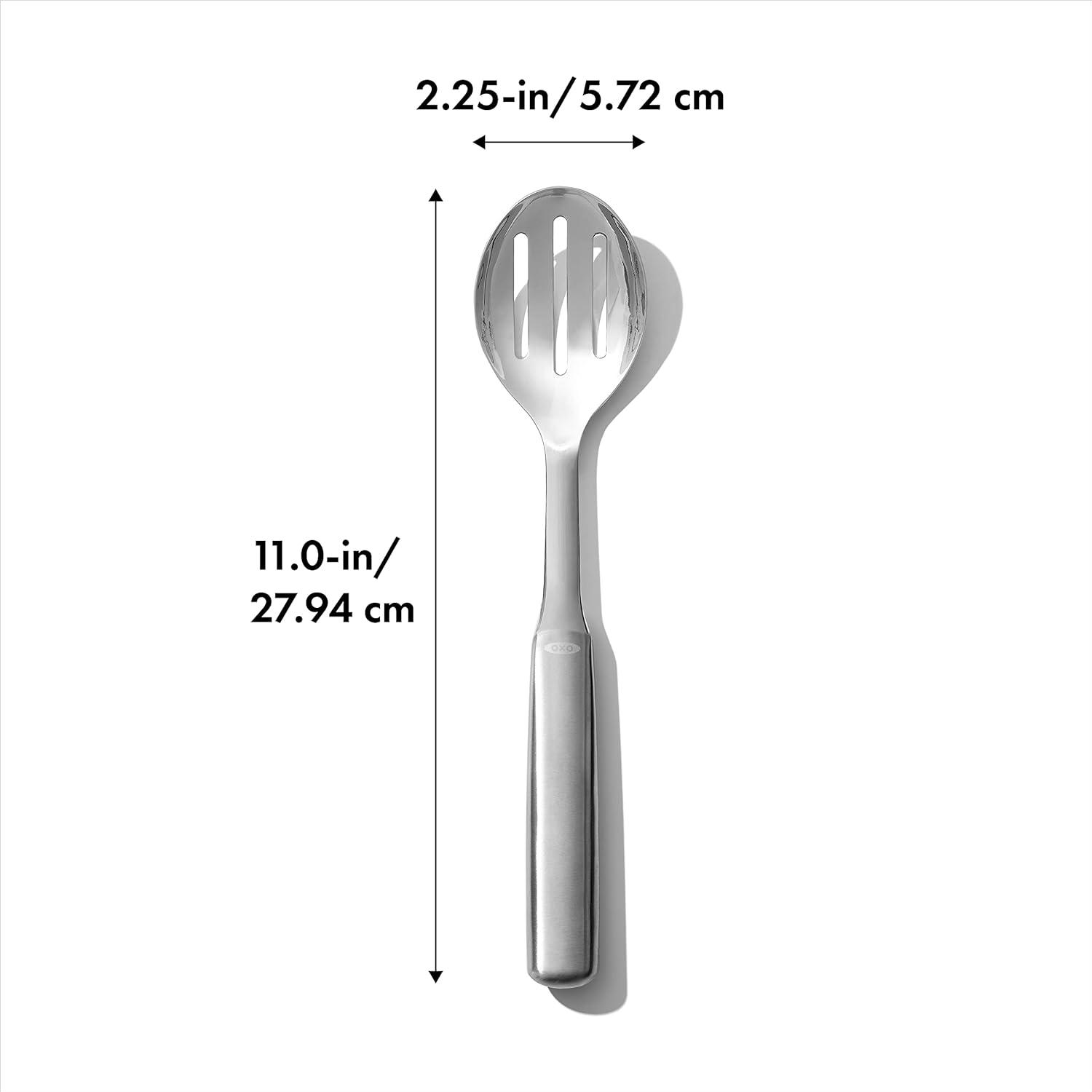 imageOXO Steel Slotted Serving Spoon