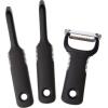 imageOXO Good Grips 3 Piece Peeler Set3 Piece Peeler Set  Black