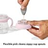 imageOXO Tot Cleaning Set for Straw ampamp Sippy Cup  Pebble