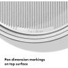 imageOXO Good Grips Nonstick Pro Clear Coated Half Sheet Pan9in Round